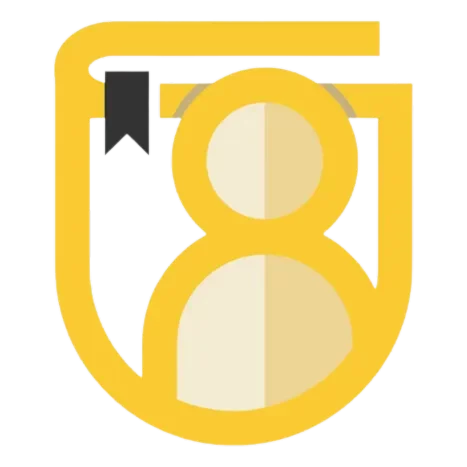 Tampa Bay Training logo featuring a yellow shield with abstract human figure and black ribbon on transparent background.
