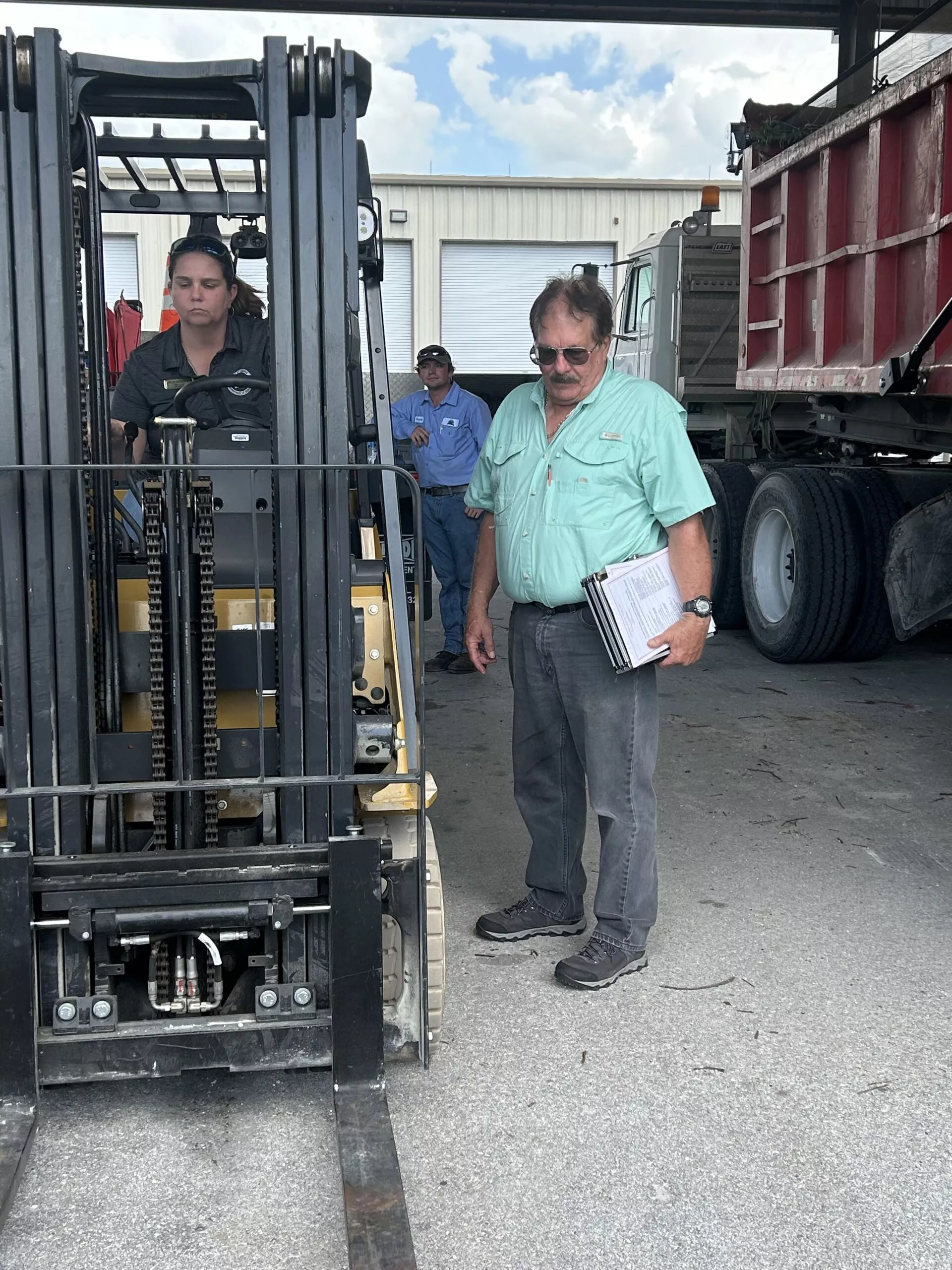 Bob Case teaching equipment operations